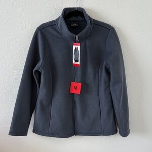 NWT 32 Degree BLUE/Gray Full-Zip Fleece Jacket